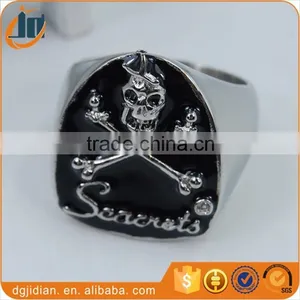 Cheap Mens The Expendables Engraved Skull Ring thumbnail-6