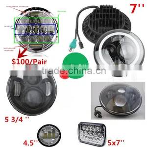 New 7" Led Headlight,DOT Osram 60w Hi Lo DRL 7" Led Headlight thumbnail-3