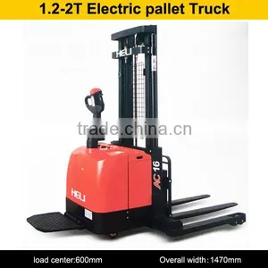 1.2-2t Electric Warehouse Series CDD16 Electric Pallet Stacker With D920 Configuration No. thumbnail-1