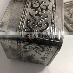 0101-Wholesale Rectangle Nostalgic Metal Tin Box/candy Box/watch Box thumbnail-4