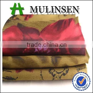 Shaoxing Textile Polyester 50D African Print Satin Fabric/ Wholesale Satin Fabric thumbnail-1