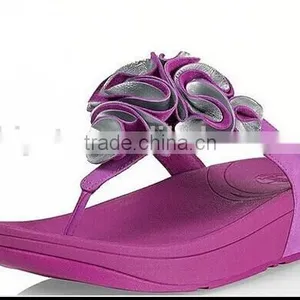 Women's Beach Wedges Platform Massage Thong Slippers Flip Flops Sandals thumbnail-3