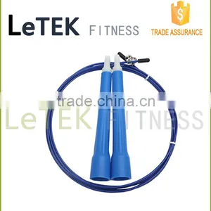 Adjustable Speed Jump Rope - Lightweight Long Ballistic Handles-Adjustable Length Cable and Dual Bearing With Carrying Bag thumbnail-2