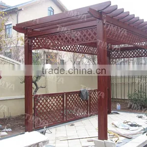 2015 Hot Sale Outdoor Wpc Pergola Designs Supplier thumbnail-1