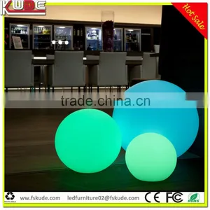 IP68 Waterproof Floating Led Light up Pool Ball/plastic Sphere Ball for Outdoor thumbnail-2