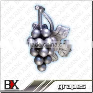 Wrought Iron Decoration of Fence and Gate Forged Steel Grape thumbnail-1