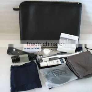 Luxury and Portable Branded Airline Leather Amenities for Business Class thumbnail-1