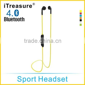 Sport Bluetooth Earphone,Microphone,Noise Cancelling Function and In-Ear Style Cheap Wireless Stereo Bluetooth Headset thumbnail-3