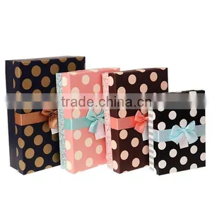 Lovely Bow With Spot Printing Paper Gift Box thumbnail-1