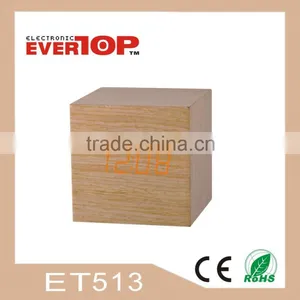 2016 PROMOTIONAL WOOD LED CLOCK ET513 thumbnail-1