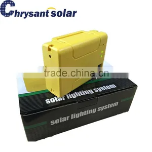 3W Portable Solar Lighting System Kit for Camping thumbnail-3