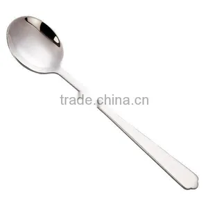 Solid Serving Spoon Stainless Steel Silver Dispenser Spoon Mirror Finish Serveware for Elegant Buffet Serving thumbnail-5