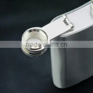 6oz Hip Flasks for Men/ Mini Metal Flask/ Standard Size Hip Flask thumbnail-3