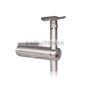 Stainless Steel Hanging Rail Tube Mounting Support Glass-tube Handrail Railings thumbnail-2