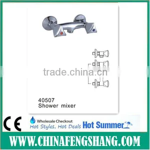 Triangle Handles Bathroom Shower Mixer Faucet thumbnail-1