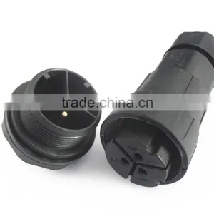 LLT 3 Pin Threaded Lock Rear Panel Mount Waterproof Screw Connector thumbnail-1