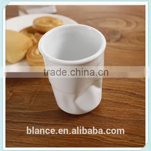 Ceramic Crushed Cups Crumpled Design Cup thumbnail-1