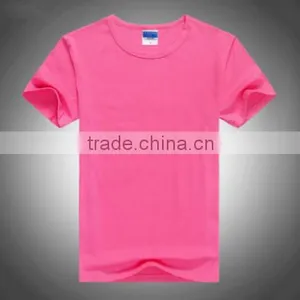 2016 Custom Plain Blank Cotton Red T-Shirt For Unisex thumbnail-3