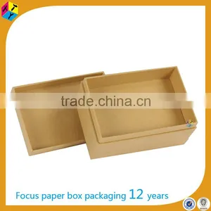 Recycled Brown Kraft Paper Storage Cardboard Boxes thumbnail-5