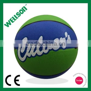 Green Grain Rubber Basketball thumbnail-1