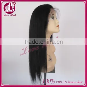 Factory Wholesale Natural Looking Hair Wig 100% Virgin Brazilian Hair Lace Front Wig thumbnail-3