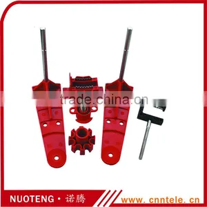 Universal Dual-purpose ABS Two Arm Ball Valve Lockout Tagout thumbnail-1