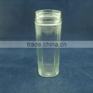 Square Design Glass Drinks Packing Bottle Jar thumbnail-1