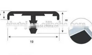 Extrusive Pvc Edge Banding in T Shape for Table Corner thumbnail-6