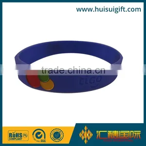 High Quality Promotional Slide Charm Silicone Bracelet thumbnail-1