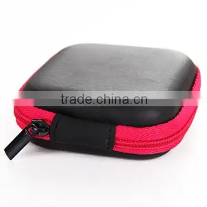 High Quality Mini Portable Zipper Earphone Storage Bag/data Line Storage Bag/coin Bag thumbnail-2