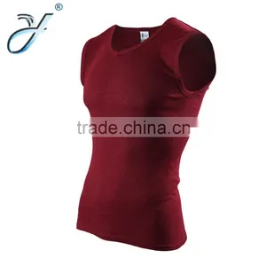 High Quality Men's Sleeveless Cotton White Fitness Tank Tops and Vest thumbnail-5