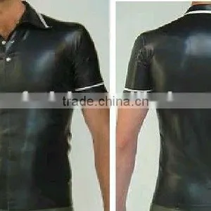 Latex Shirt Latex Catsuit 100%latex Shirt Latex Tops thumbnail-1