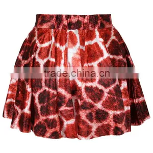 Latest New Design Mature Women In Skirts Digital Print Dress N13-20 thumbnail-1