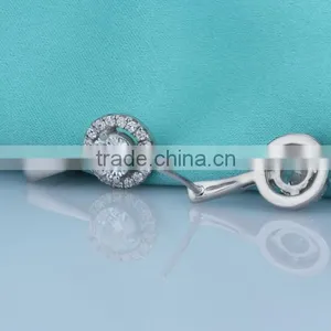 Fashion Design Cherry Shaped 925 Sterling Silver Ear Studs for Women thumbnail-4