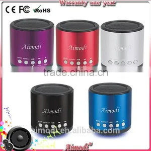 2015 Top Quality Mirror Surface FM Function Portable Speaker thumbnail-2