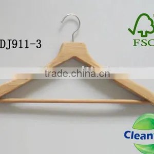FSC Wooden Hanger DJ911-3 thumbnail-1