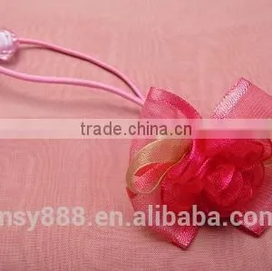 Floral Elastic Hair Ponytail Rings, Hair Rope, for Kids Hair Band Hair Accessories Girl With High Ponytail Full Lace Wigs thumbnail-4