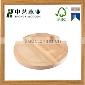 Hot Selling 2015 Year China Suppliers FSC&SA8000 Kitchen Round Wooden Cutting Board for Wholesale thumbnail-6
