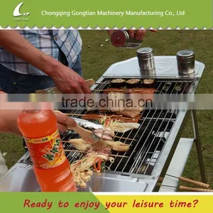 Good Quality Folding Charcoal Bbq Grills for Camping thumbnail-2