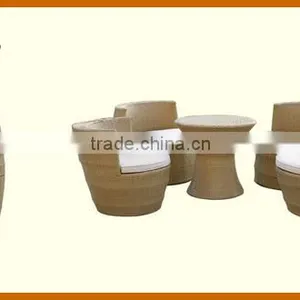 Outdoor Stacking Sofa Set Rattan Sofa Furniture thumbnail-1