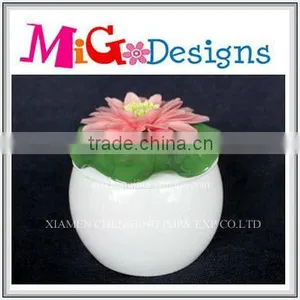 White Factory Manufacture Ceramic Candlestick Holder thumbnail-1