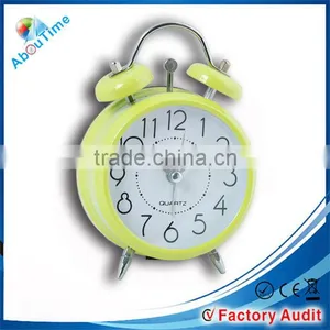 Mini Metal Twin Bell Table Clock With Alarm Function From Fuzhou China thumbnail-1