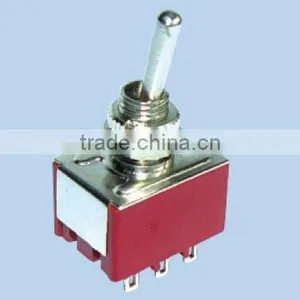 Miniature 3pdt 2-way Power Toggle Switches KN1-302 thumbnail-1