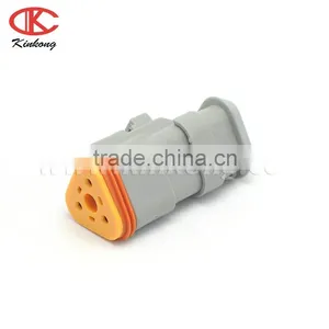 DT 3 PIN MATING CONNECTOR SET WITH LOCK 14-18 AWG TERM DT04-3P DT06-3S thumbnail-1