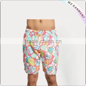 Men's Printed Brand Name Board Shorts thumbnail-1
