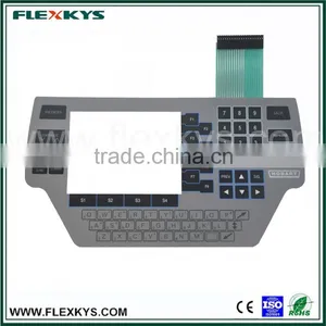 Flat Keys Non-tactile Feedback 2.54mm Female Connector Membrane Switch thumbnail-2