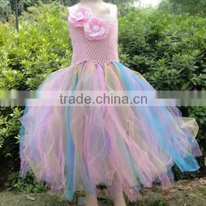 KP-9CTU016 9" Crochet Top Tutus With Sequin Flower thumbnail-1