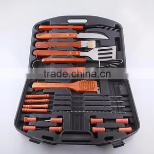 Deluxe Bbq Tool Set ,18pcs Bbq Tools in Plasict Case Bbq Set thumbnail-1