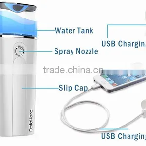 USB Recharge Facial Spray Sprayer Portable Handheld Face Nano Mist Device thumbnail-2
