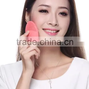 Natural Silicone Electric Facial Cleansing Brush Rechargeable Face Cleaning Brush thumbnail-5